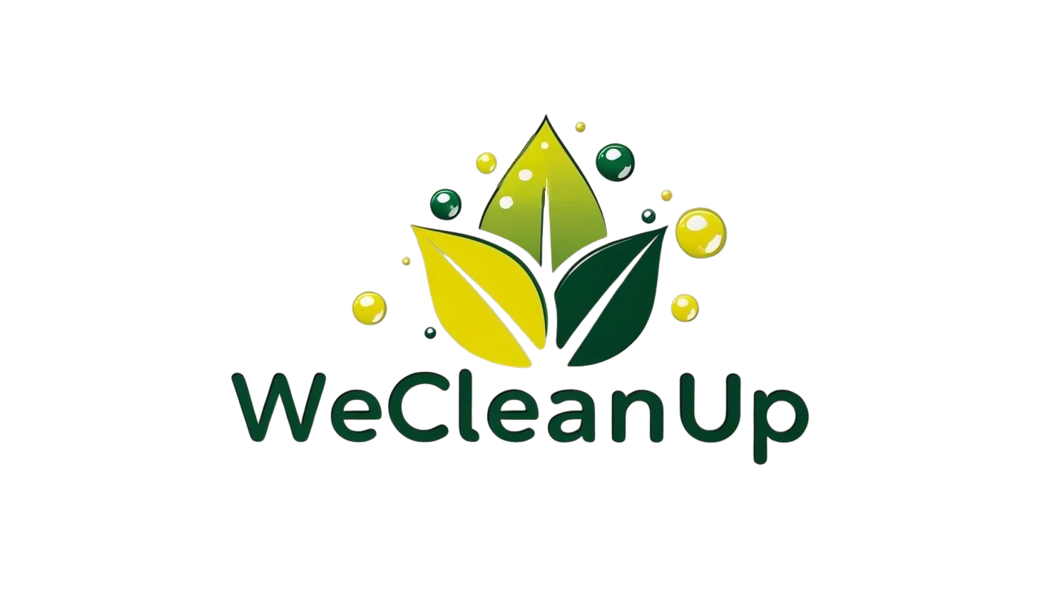 Logo firmy sprzątającej WeCleanUp w Rzeszowie